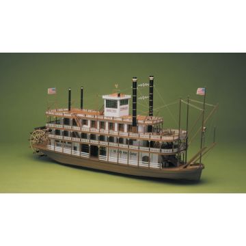 Mississippi Paddle Steamer River Boat 1:50 Large Scale Wooden Kit