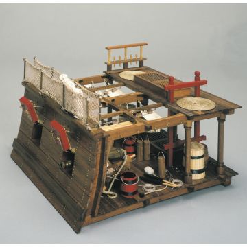Mantua Between Decks Gun Bay Section Model Kit - English Fighting Ship circa 1800