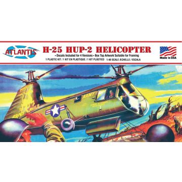 Atlantis Models 1:48 H-25 HUP-2 Helicopter Plastic Model Kit
