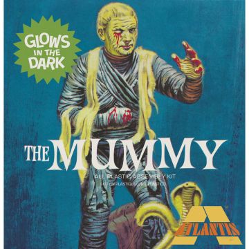 Atlantis Models 1/8 Glow in the Dark Mummy Plastic Model Kit