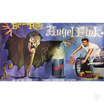 Atlantis Models Ed Roth Angel Fink Kustom Kulture Hot Rod Plastic Kit