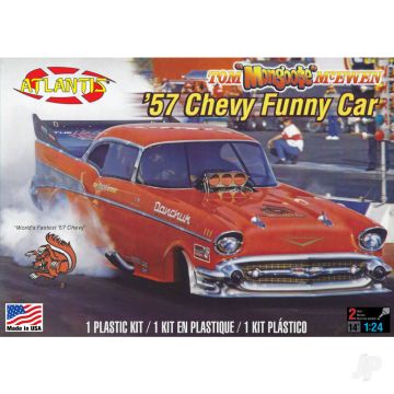 Atlantis Models 1:24 Tom McEwen '57 Chevy Funny Car Plastic Kit
