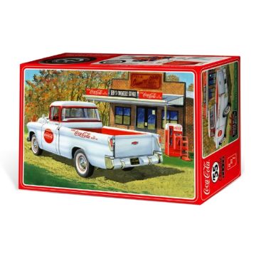 1955 Chevy Cameo Coca-Cola Pickup Truck 1:25 Scale AMT Highly Detailed Plastic Kit 