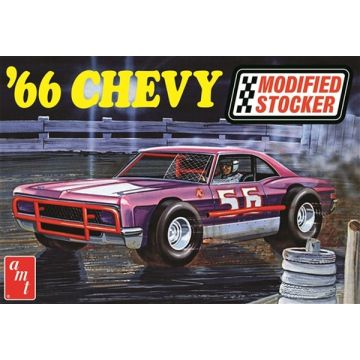 AMT 1:25 1966 Chevy Impala Modified Stocker Plastic Kit Car Model American