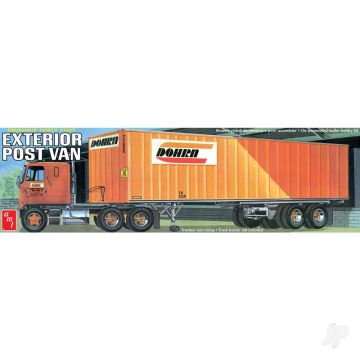 AMT 40' Fruehauf Exterior Post Trailer Dohrn Plastic Model Kit
