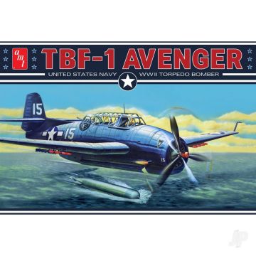 AMT 1:48 TBF-1 Avenger Plastic Model Plane Kit