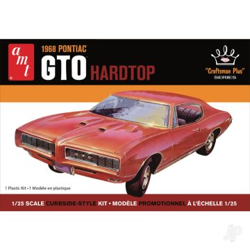 AMT 1968 Pontiac GTO Hardtop Craftsman Plus Plastic Model Kit