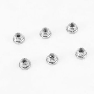 FMS Nylon Flange Lock Nuts M4