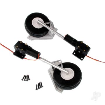 Arrows Hobby Main Landing Gear Set (Legs + Wheels + Retracts) (for T-28) 