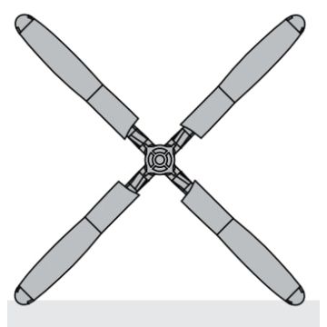 Arrows Hobby Propeller (for P51 850mm)