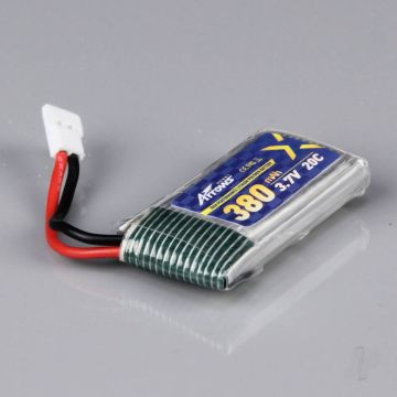 Arrows Hobby 1S 380mAh 3.7V 20C JST LiPo Battery (Hawk Eye)
