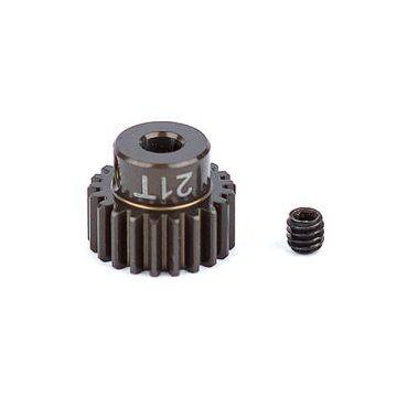 ASSOCIATED FACTORY TEAM ALUM. PINION GEAR 21T 48DP 1/8"SHAFT