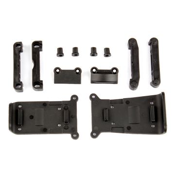Team Associated Reflex 14b/14t Skid Plates And Arm Mounts Set