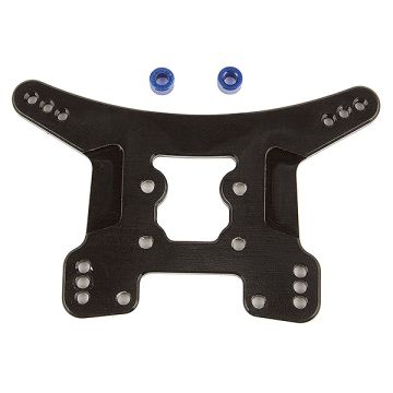 Team Associated Reflex 14b/14t Rear Shock Tower Black Alum.