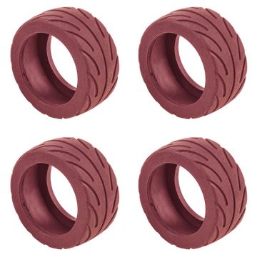 Team Associated Nano Sport Radial Tyres Red (4)
