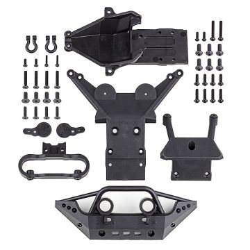 Team Associated Rival MT10 Skid Plate & Bumper Set