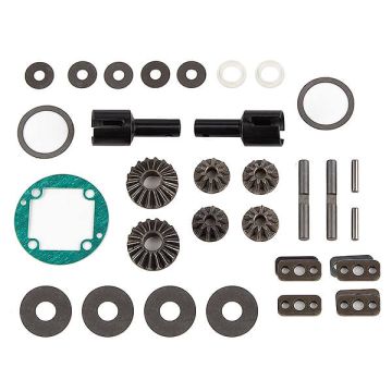 Team Associated Rival MT8 Fron T And Rear Differential Rebuil