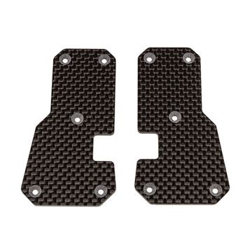 Team Associated SR7 Front Arm Inserts Carbon Fibre
