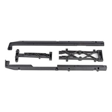 Team Associated SR7 Front Lower Chassis Brace Set Carbon