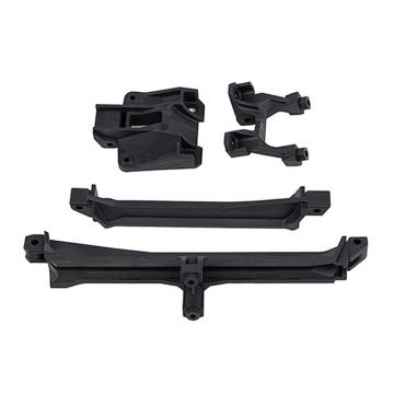 Team Associated SR7 Front Upper Chassis Brace Set Carbon