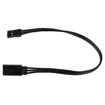Reedy 175mm Servo Extension Wire Black (6.89in)