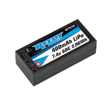 Reedy Power 400mah 60c 7.4v Lipo Stick Battery (For 1:28)