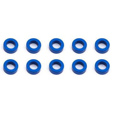 Team Associated Ballstud Washers 5.5 X 2.0mm Blue Aluminium X10
