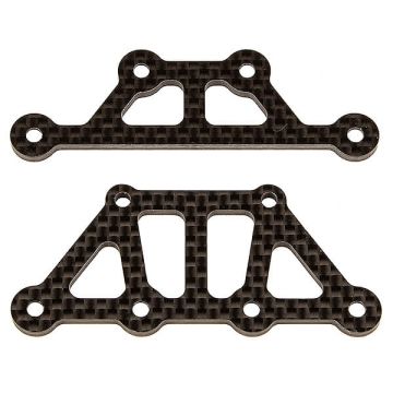 Team Associated Apex 2 FT Top Plates, Carbon Fibre