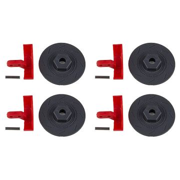 Team Associated Apex 2 Wheel Hexes And Calipers