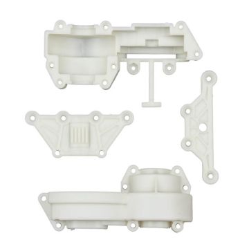 Team Associated 6x6 Motor Mount Gearbox Case Set Natural