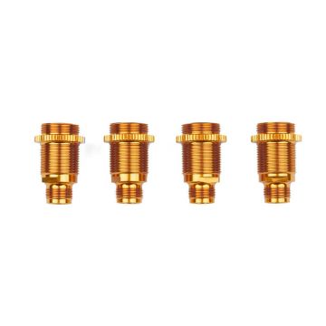 Team Associated 6x6 Aluminium Shock Bodies, Gold