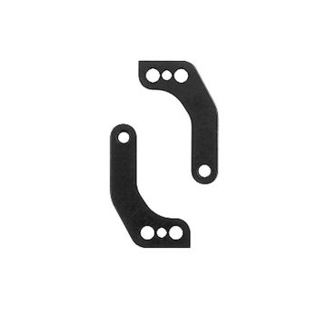 Associated TC8 FT Steering Block Arm Set Front +1mm