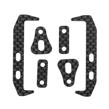 Associated TC8 FT Carbon Fibre Battery Holder Set