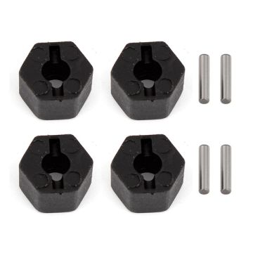 Team Associated Cr12 Wheel Hexs & Pins Set