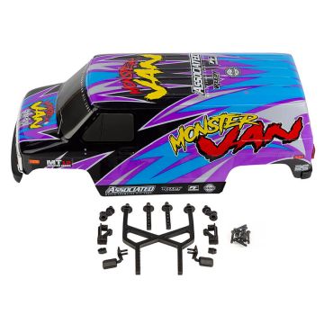Team Associated MT12 1/12 RC Monster Truck Van Painted Body