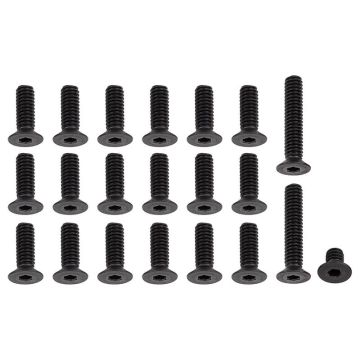 Team Associated RC10cc 8/32 Screw Set Black