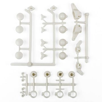 Team Associated RC10 Steering Blocks, Rear Hubs, Shock Parts