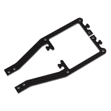 Team Associated SR10m Side Braces Carbon Fibre