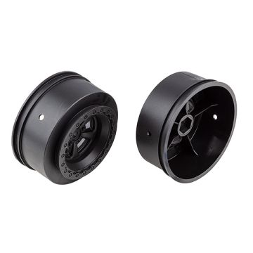 Team Associated Dr10 Drag Rear Wheels Black