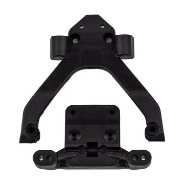 Team Associated RC10b6.4/T6.4 Fr Top Plate & Mount Angled