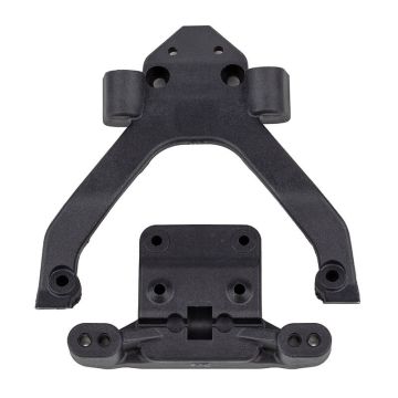 Team Associated RC10b6.4/T6.4 Fr Top Plate & Mount Angled Ca