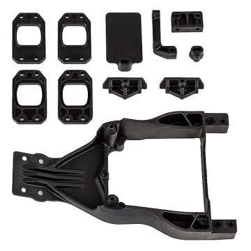 Team Associated DR10M Front Chassis Plate & Gearbox Mount Se