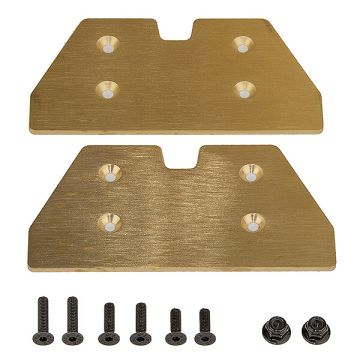 Team Associated DR10 FT Front Bumper Weights, 50g