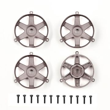 Team Associated DC10 FT Adj. Wheel Face Plate, Bronze (4)