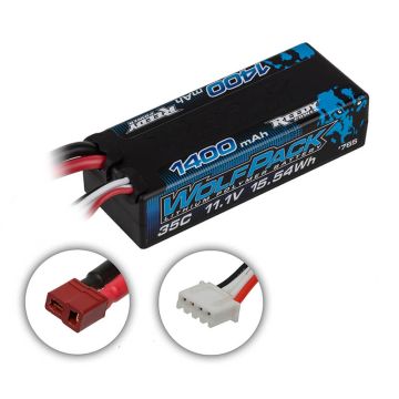 Reedy Wolfpack Lipo Mini 3000mAh 35c 3S 11.1v w/w/T-Plug Deans Connector