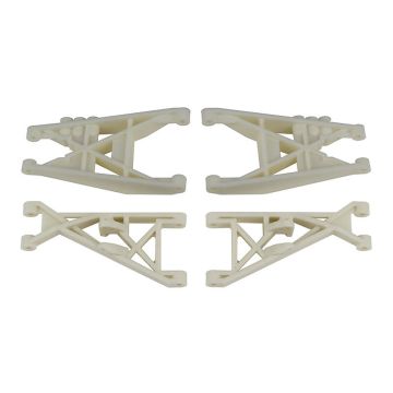 Team Associated Front And Rear Suspension Arms, White