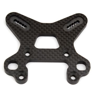 TEAM ASSOCIATED RC8B3 FT SHOCK TOWER, FRONT CARBON