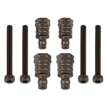 Team Associated RC8B4.1/E FT Shock Bushings 14mm/17mm Aluminium