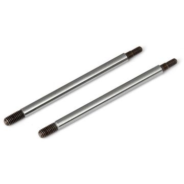 Associated RC8t4 Front Chrome Shock Shafts 3.5 X 35.5mm