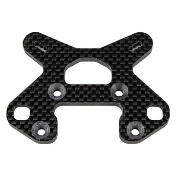 Team Associated RC8B4.1/E FT Front Shock Tower 26.5, Carbon